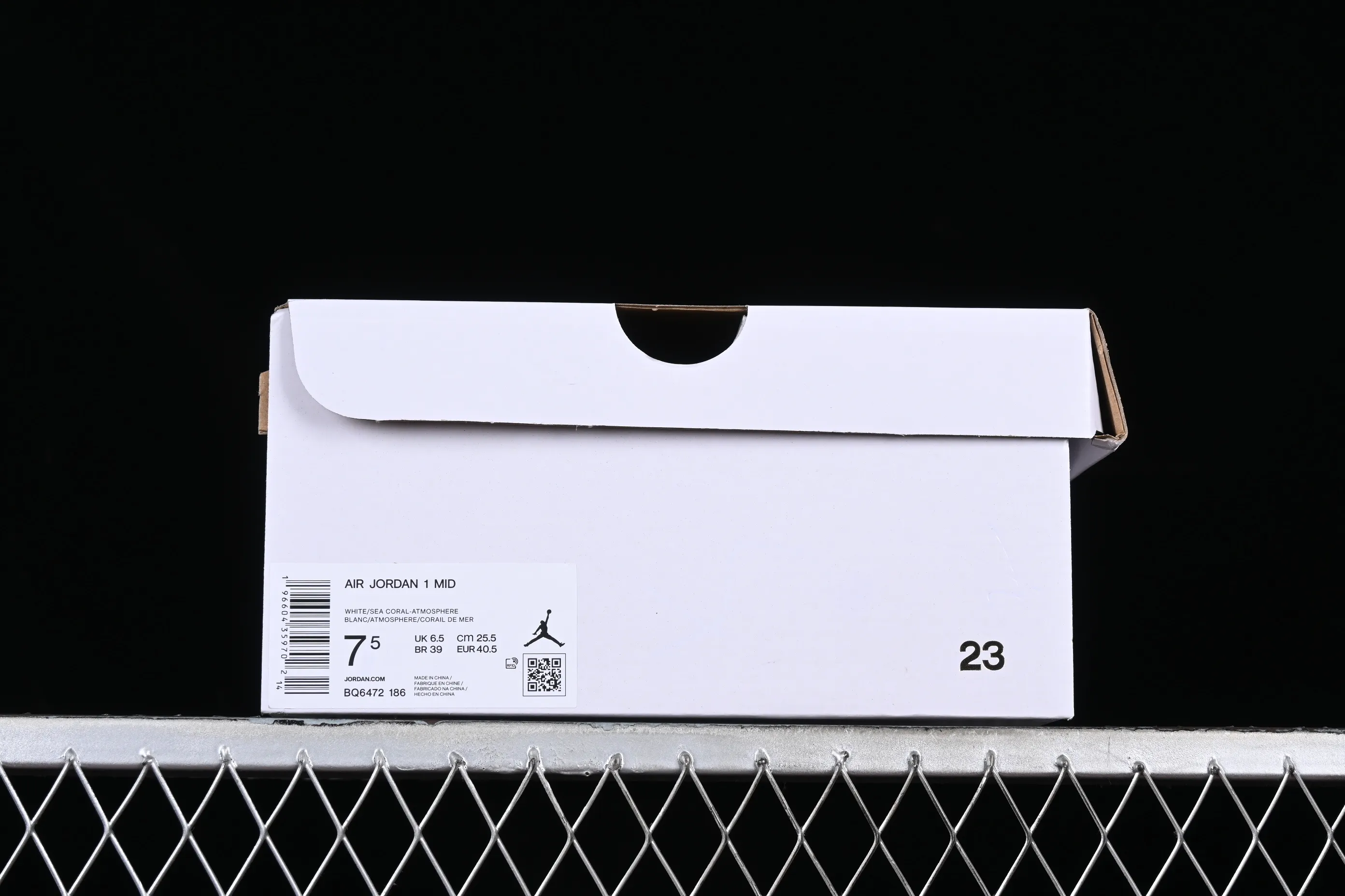 All categories Air Jordan Jordan series basketball shoes Air Jordan 1 Mid Air Jordan 1 Mid AJ1 Joe 1 white and pink mid-top cultural and casual sneakers BQ6472-186